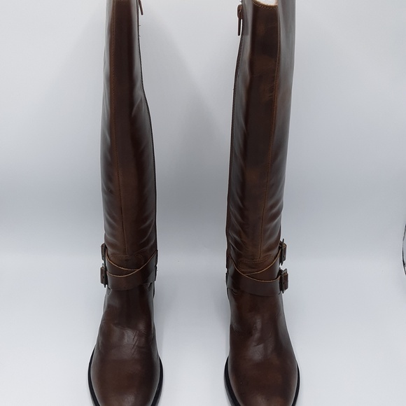 Matisse Britain Brown Leather Riding Boots - Picture 2 of 7